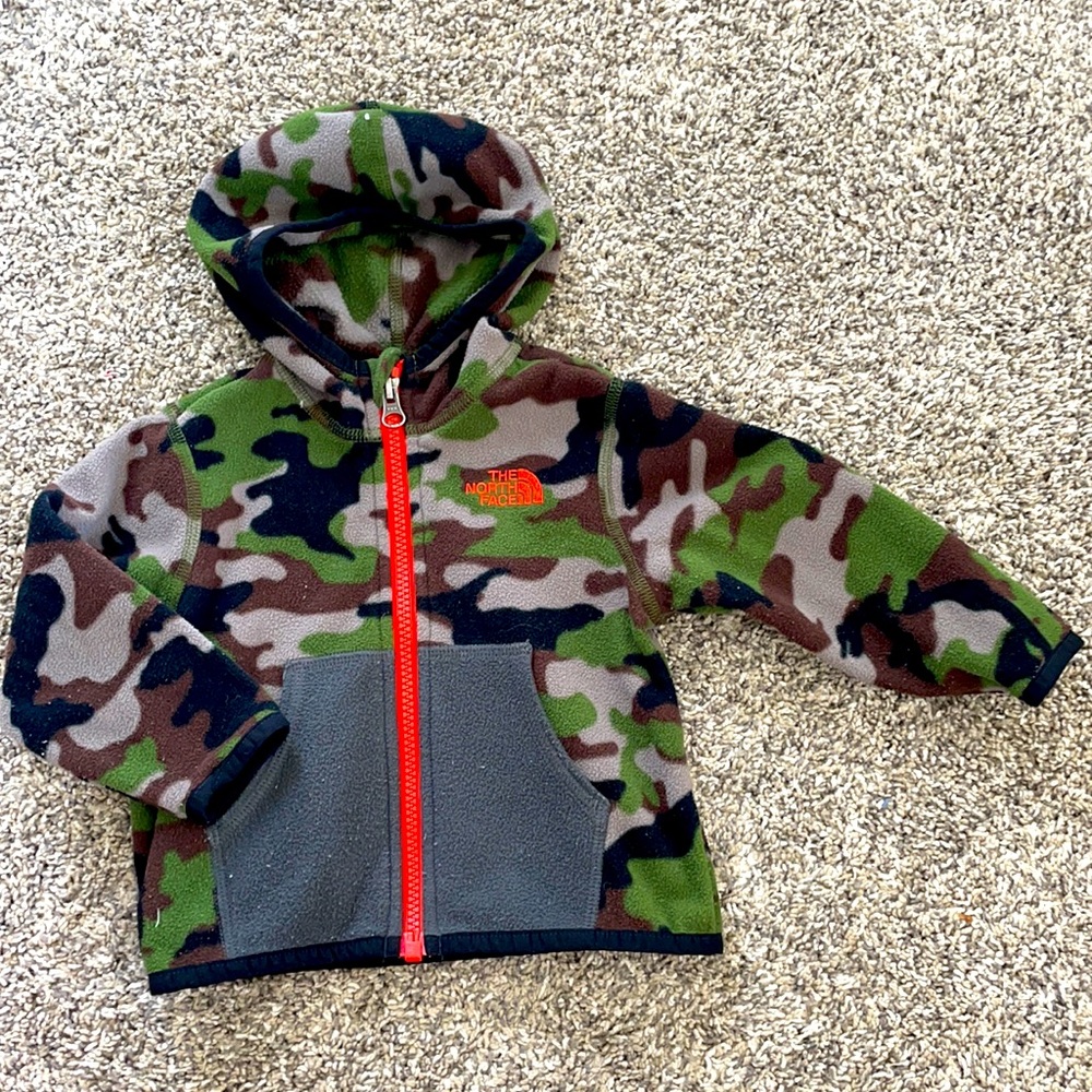 The North Face fleece zipper hoodie